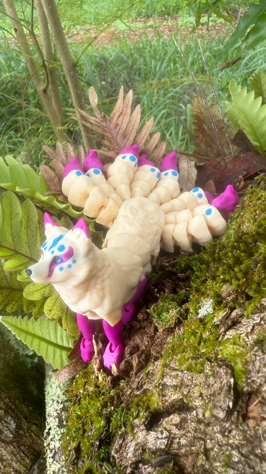 Hikari. FLEXI Nine Tailed Kitsune (Design by Kekreations 3D)