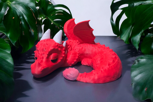 Desk Sleeping Dragon V1 (Design by 3DJPDESIGNS)